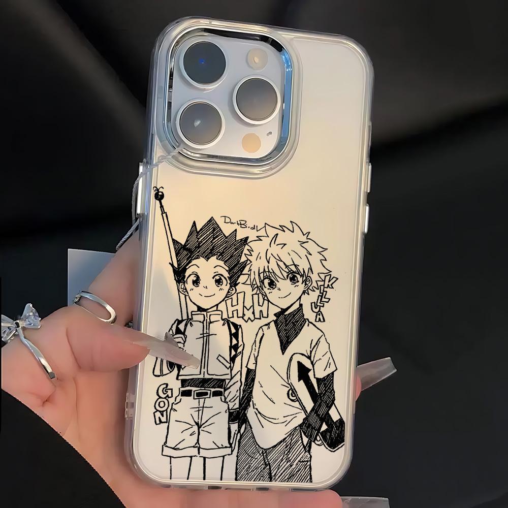 Μαύρη Θήκη Κινητού HUNTER×HUNTER Anime Hot Για IPhone 17 16e 16 15 14 13 12 11 Mini Pro Max X XR XSMAX 8 7 Air Plus Μαλακό Κάλυμμα