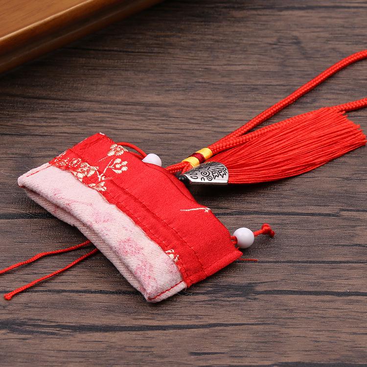 Embroidered Dragon Boat Festival Sachet: Car Pendant & Mosquito Repellent Pouch for Fetal Hair Keepsake