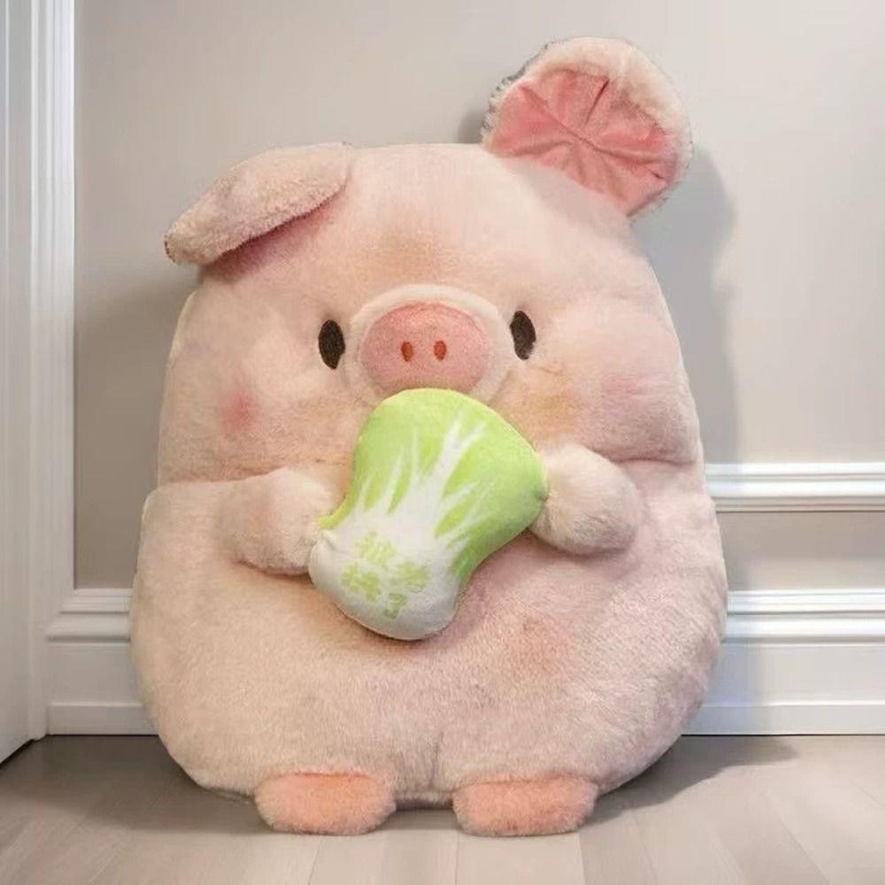Fluffy Chicken Leg Dog Doll Handmade Rabbit Sleeping Comfort Doll Cabbage Pig Plush Toy  Home Decor