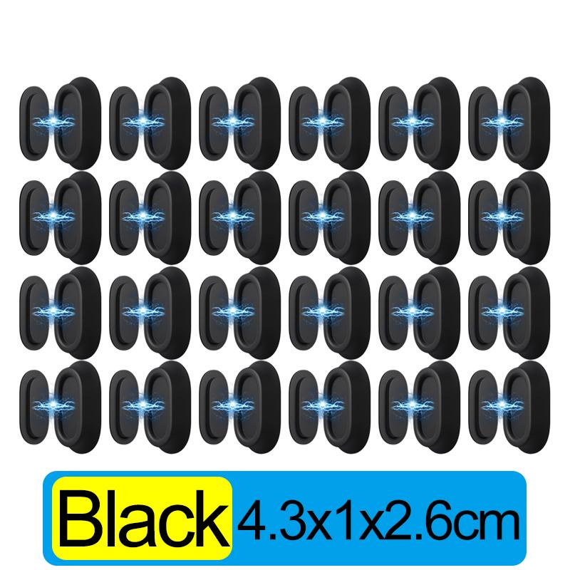 30/2x Strong Magnetic Hook Wall-mounted Anti-lost Magnet Remote Control Refrigerator Storage Rack Sticker Household Storage Hook