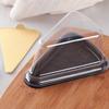 40 Pcs Cake Stand with Lid Packing Box Triangular Cupcake Containers Holder Packaging Boxes Cover