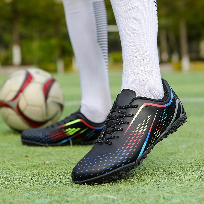 Mens Football Shoes Training Artificial Captain Football Shoes for Kids Boys Soccer Shoes