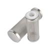 2 Stück 12/16mm Edelstahl-Gewebe Filter Gartenschlauch Filter Aquarium Wassereinlass Filter Fischbecken Filter Schutz