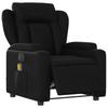 Electric Massage Chair Black Synthetic Leather
