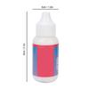 Waterproof Wig Bonding Glue Sweatproof Oil Resistant Lace Wig Bonding Adhesive Glue 38mlRose Red