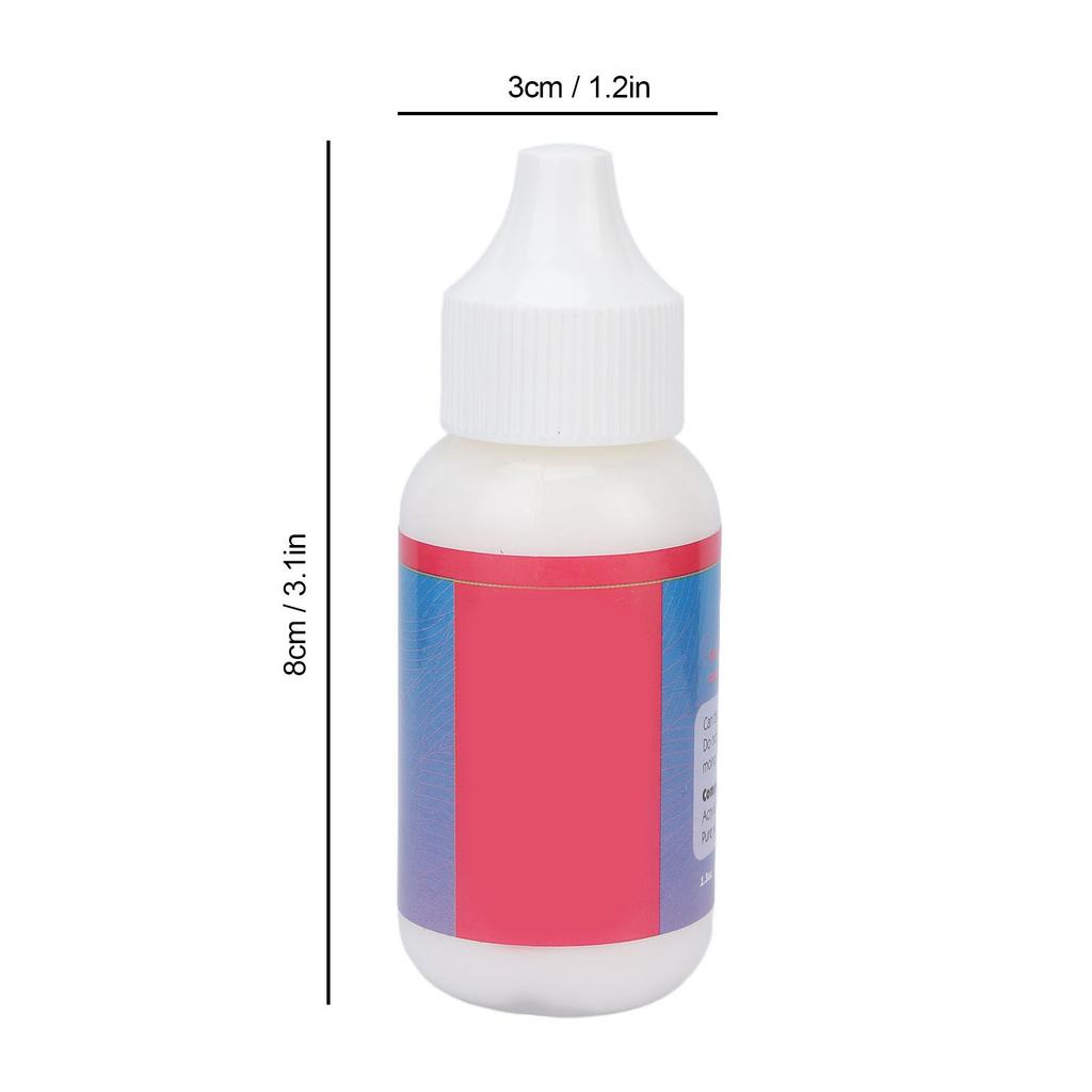 Waterproof Wig Bonding Glue Sweatproof Oil Resistant Lace Wig Bonding Adhesive Glue 38mlRose Red