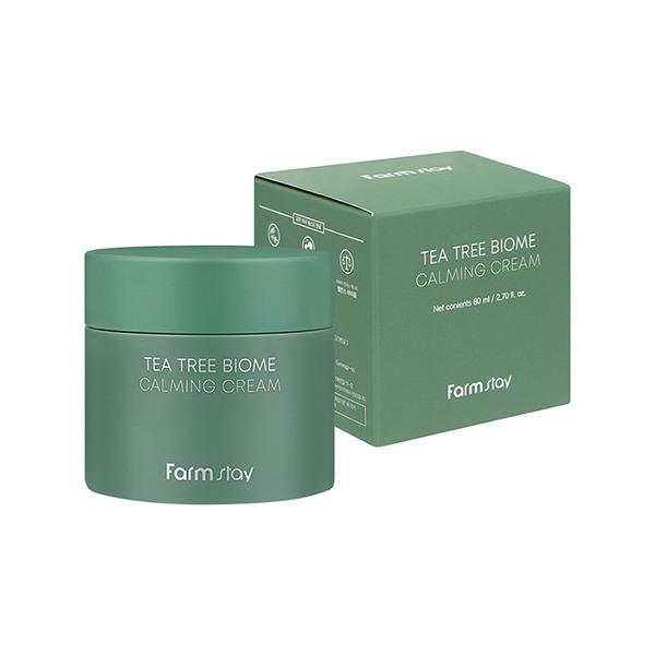 Farmstay Успокаивающий крем с чайным деревом и биомом 80 мл Tea Tree Biome Calming Cream 80ml