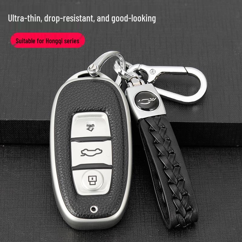 High-End Personalized Car Key Case for Hongqi H7, E-HS3, E-QM5 Models