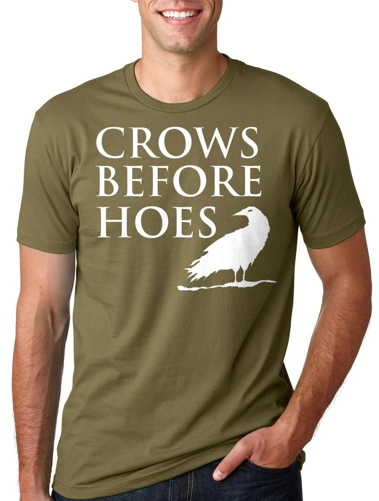 Crows before Hoes Tshirt Crow Tee Shirt S