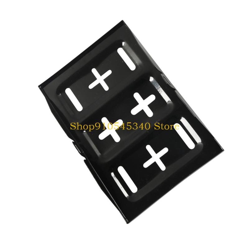 U2JA Iron Automotive Battery Tray Adjustable Universal Battery Hold Down Tray Bracket for Safe Vehicle Storage