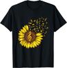 Sunflower Music Note Music Lovers T-Shirt