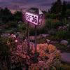 Dual Use Installation Solar LED Address Number Light Stake In-Ground Wall Mount Color Changing LED Lighting Automatic Charging