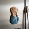 Creative Magnetic Displays Resin Fridge Magnets Strong Adhesion for Artistic Note Holding in Kitchen & Office Setting