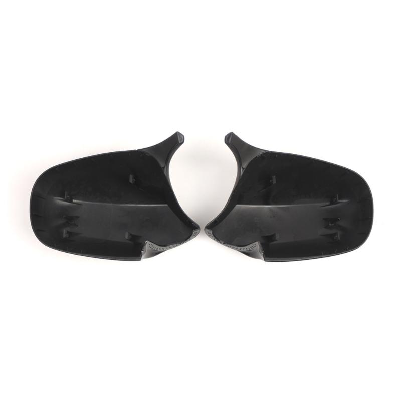 Horn Style Mirror Housing Bullhorn Design Side Mirror Cover 51167205291 51167205292 Replacements for E90 E91 E92 E93