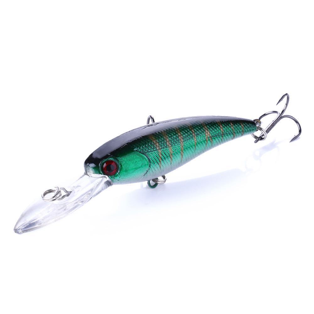 Suspended Minnow Lure – Lange Zunge, Mikroobjekt für Weitwürfe, langsam sinkend für das Süßwasser- und Meeresangeln.