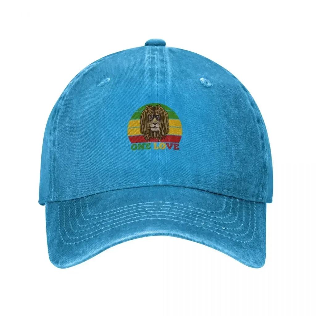 Lion Dreadlocks, Rasta Love, Rastafarian Baseball Cap Beach Hat Hats for Men Sun Caps Caps Male Women's