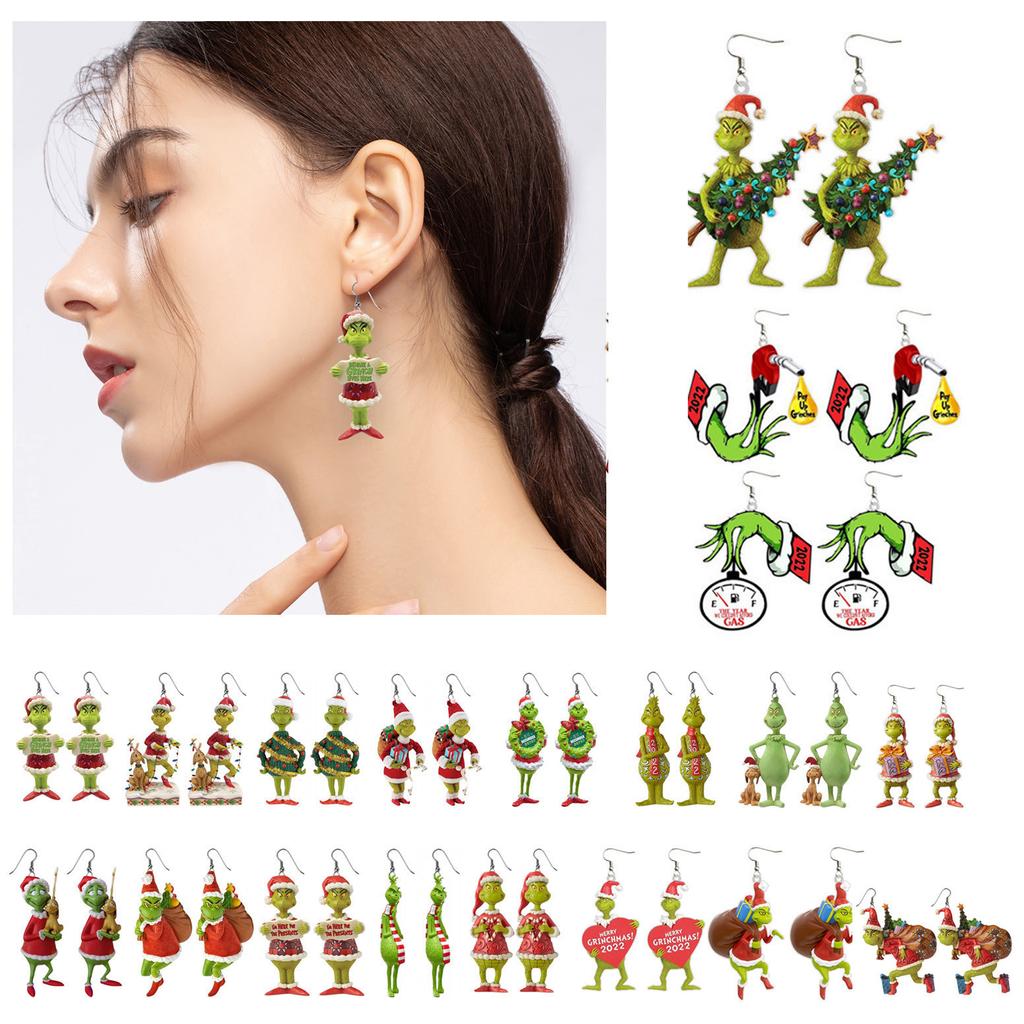 1 Pair Cute Cartoon Earrings Gift For Women Girl Birthday/Valentine's Day/Anniversary