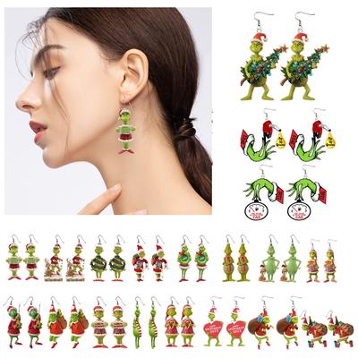 1 Pair Cute Cartoon Earrings Gift For Women Girl Birthday/Valentine's Day/Anniversary