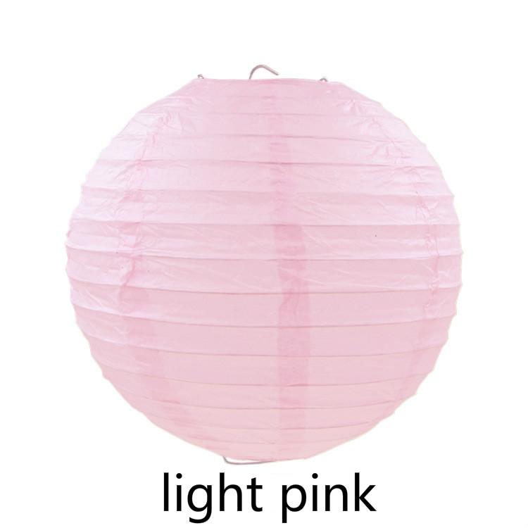 סיני/יפני עגול מנייר פנס יום הולדת חתונה עיצוב מתנת יום הולדת מלאכת יד DIY lampion אספקת כדור פנס תלוי לבן