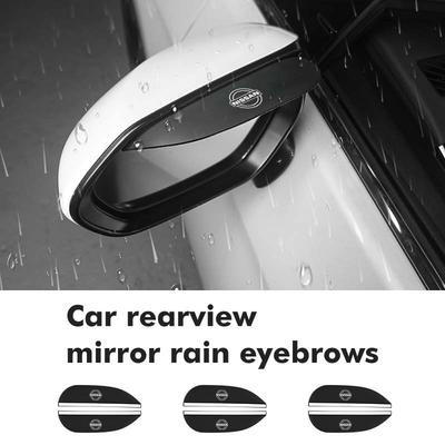 CDFKDB1 Car Rear View Mirror Rain Eyebrow Shield Sun Visor Protector For J11 J10 Teana J31 Maxima Juke Cube Murano Skyline