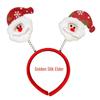 Christmas Hair Clip & Headband Set: Snowman Ornament, Bow, Hat - Perfect Holiday Accessories for Kids