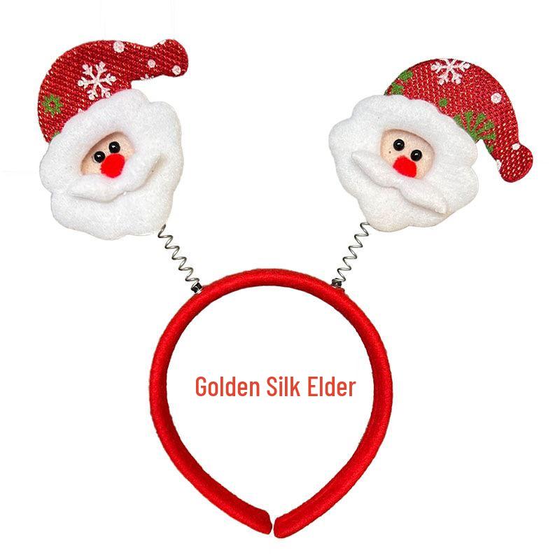 Christmas Hair Clip & Headband Set: Snowman Ornament, Bow, Hat - Perfect Holiday Accessories for Kids