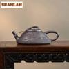 120ml Retro Yixing Purple Clay Teapots Handmade Stone Scoop Pot Raw Ore Mud Kettle With Strainer Chinese Zisha Tea Set Gifts