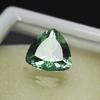 6.95 Ct Bluish Green Sapphire Natural Trillion Certified Beautiful Gemstone