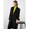 LANCY Women's Wool Blend Retro Suit Collar Coat