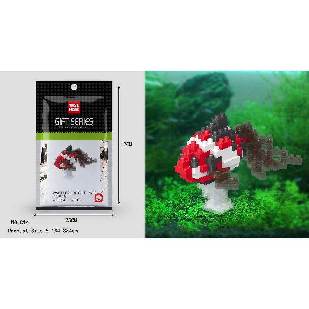 Mini Building Blocks 3D Animal Diamond Model Micro Bricks Dog Cat Bird Moose Wolf Panda Macaw Toys For Children Birthday Gifts