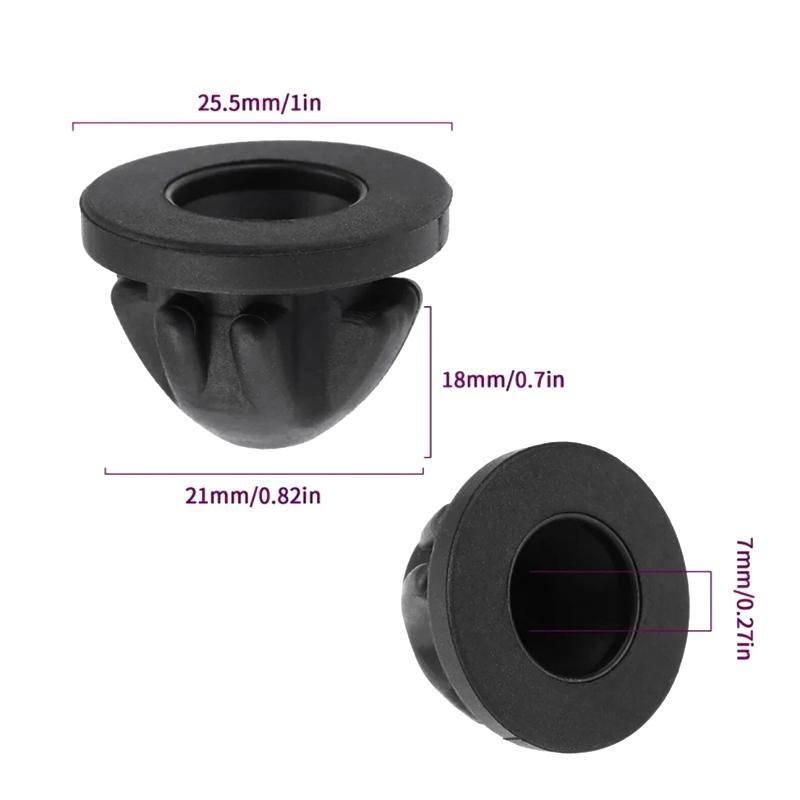 4X Engine Top Cover Trim Rubber Mount Grommet Bush Bump Stop 11127614138 For 1 2 3 4 5 6 7 Series X1 X2 X3 X4 X5 X6 Mini