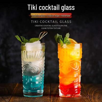 Vaso de cóctel Tiki Calavera Hawaiana