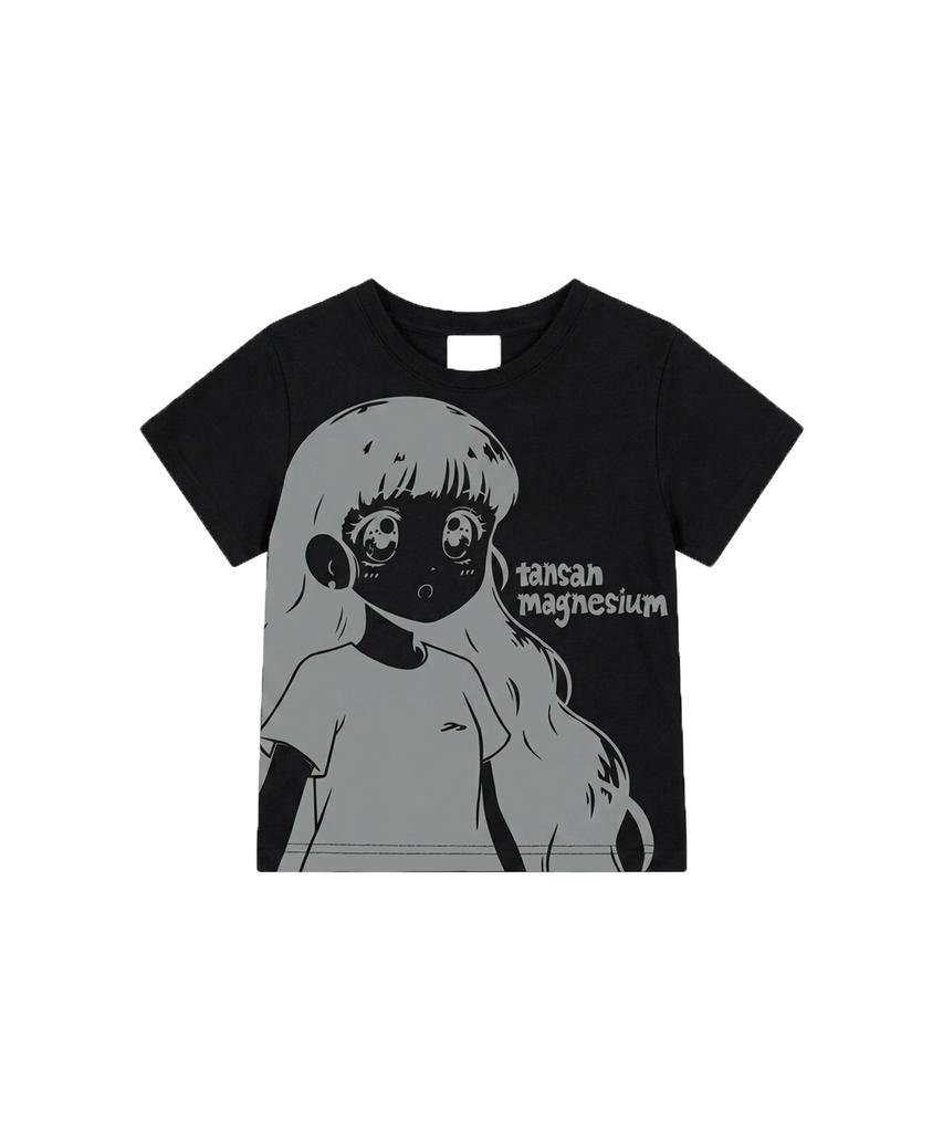Tansanmageunesyum Carbonated Girl T-Shirt (Black)
