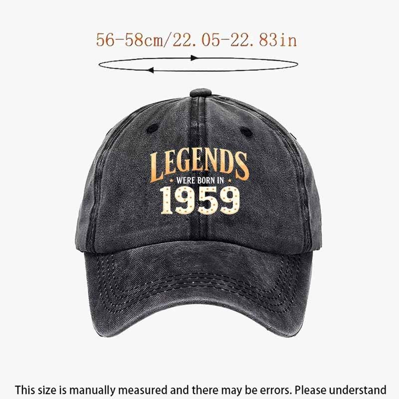 1959 Retro Vintage Baseball Cap - Iconic 59 Logo Design, Black Textile Sporty Hat For Outdoor Casual Wear, Durable & Comfortable