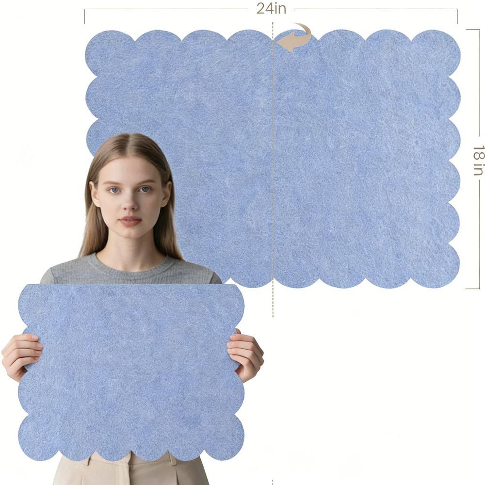 Large Bulletin Board Felt Decorative Panel Ins Photo Display Board  For Office Home Classroom