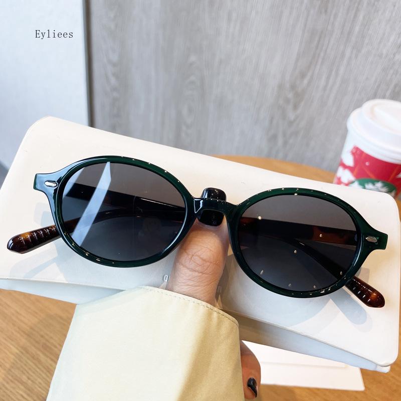 Fashion Small Round Sunglasses Men Women Vintage Square Driving Sun Glasses Luxury Brand Tr Frame Eyewear Leopard Glasses
