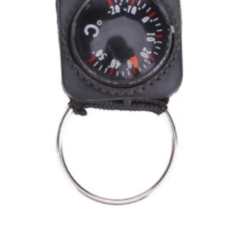 3 in 1 Climbing Compass Multifunction Mini Carabiner Camping Survival Tools Compass Thermometer Hanger for Mountaineering Hiking China Mainland