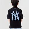 New MLB MONOGRAM Collection New York Yankees T Shirt SS25 Black Kids' 7ATSMV453-50BKS