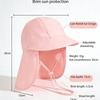 Children's UV Protection Baseball Cap with Neck and Face Shield - Summer Hat for Boys and Girls
