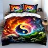 Yin Yang Elements Decor Set Soft Comfortable Duvet Cover Bedding Set Included 1*Duvet Cover & 2*Pillowcases, Gift