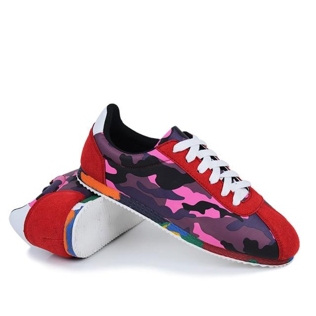 Fashion Suede Running Shoes Men Lightwight Hiphop Men 'S Jogging Shoes Flowers Printing Embroidery Chinese Shoes Chaussures Homme