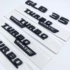 2017 3D ABS Glossy Black Silver Letters GLB35 Turbo 4matic Emblem for Mercedes Benz AMG Car Fender Trunk X247 Rear Logo Sticker LG0