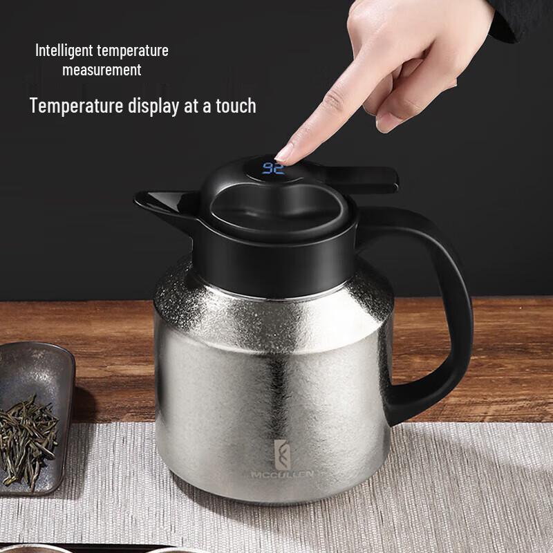 MCCULLEN Pure Titanium Insulated Tea Pot with Infuser