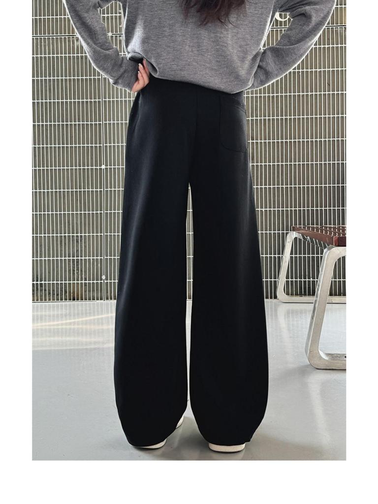 Lässige Mädchen-Sweathose mit weitem Bein - Frühjahr/Herbst 2025 Kollektion für Mittelschülerinnen