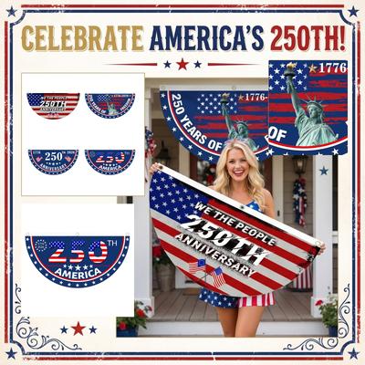 250th Anniversary American Flag Garden Decoration Flag