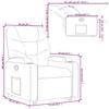 VidaXL Recliner, Relaxation Chair with Adjustable Backrest and Footrest, Living Room Seat, 3204660