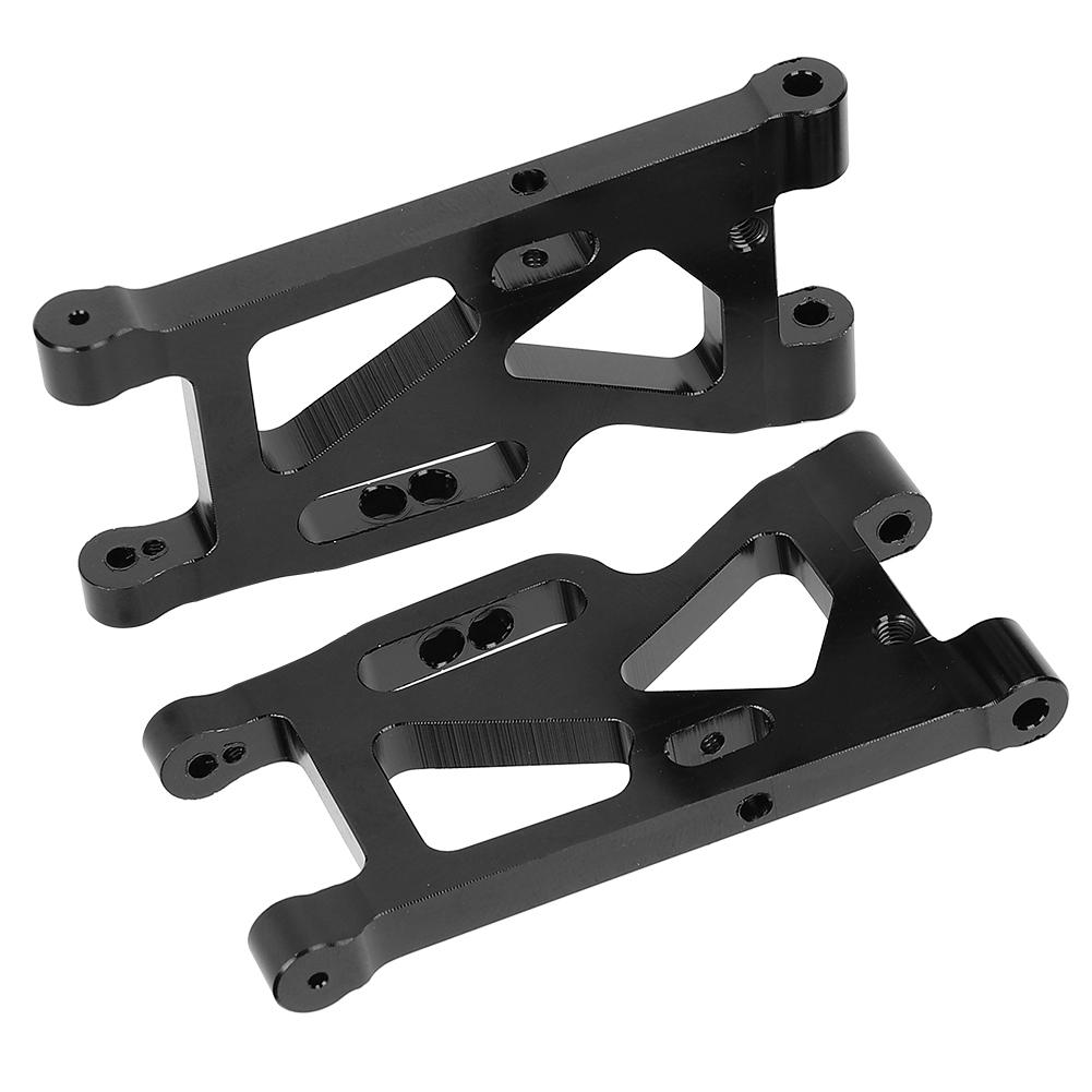 1 Pair Aluminum Alloy Front Swing Arm Spare Part Fit for WLtoys 144001 1 14 RC CarBlack