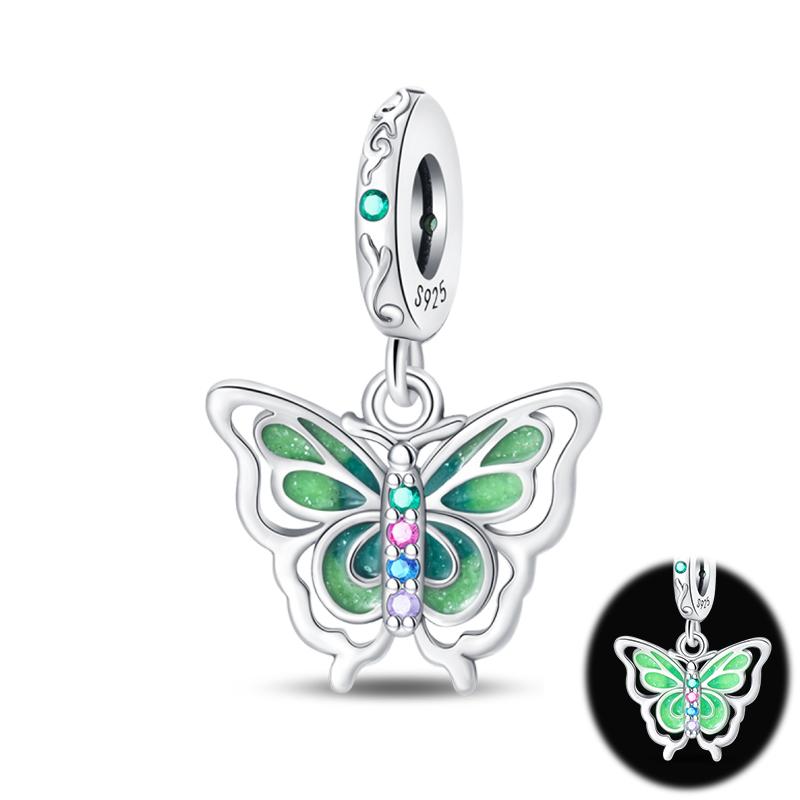 Forest Glow Elf Deer Charm Bead Component Astronaut UFO Bead Components Designed For Authentic Original 3mm Copper Metal Bracelet High Quality Fine