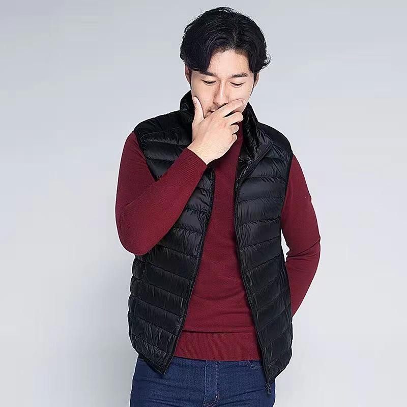 Herr Lättvarm Ärmlös Väst för Höst och Vinter