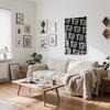 Repeating 67 As Socr Ball Pattern Digital Printing Polyester Wall Tapestry Suitable for Use In Living Rooms Bedrooms Bars Party
